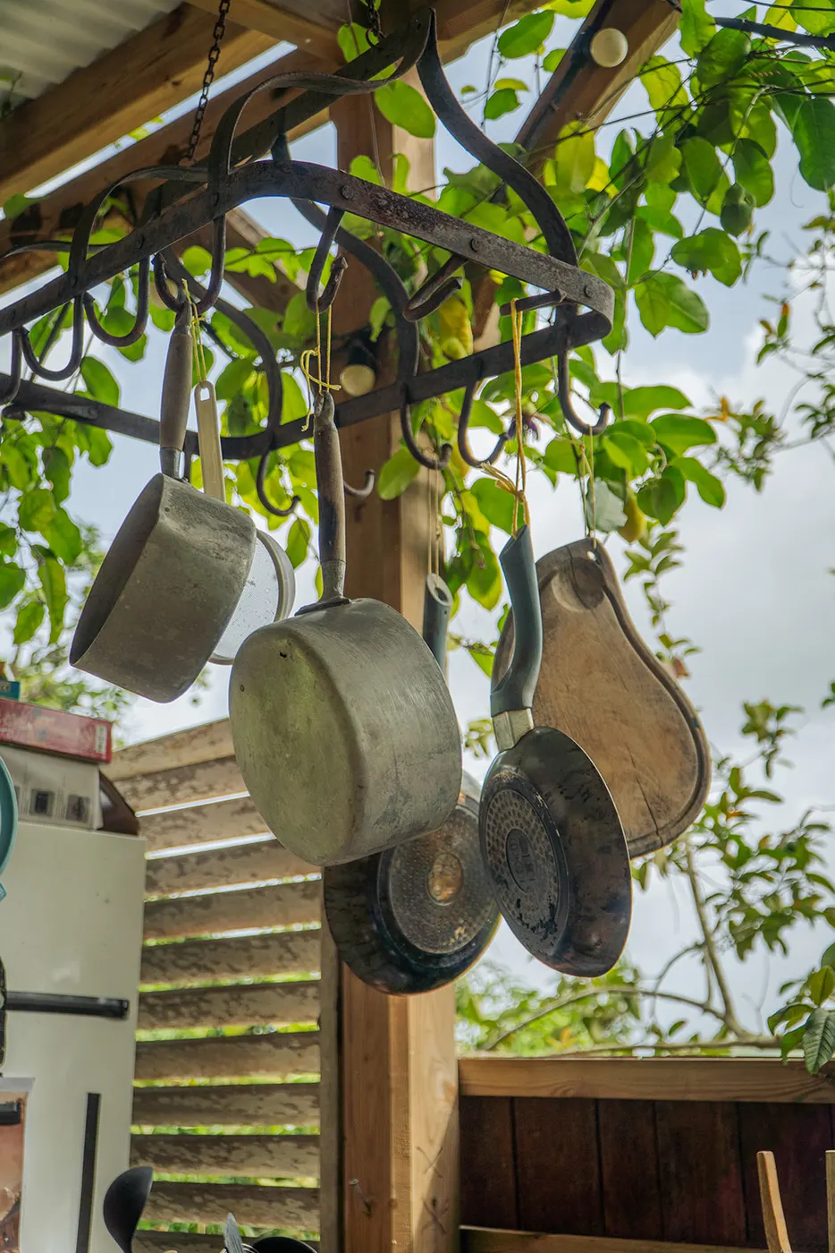 Hanging pans